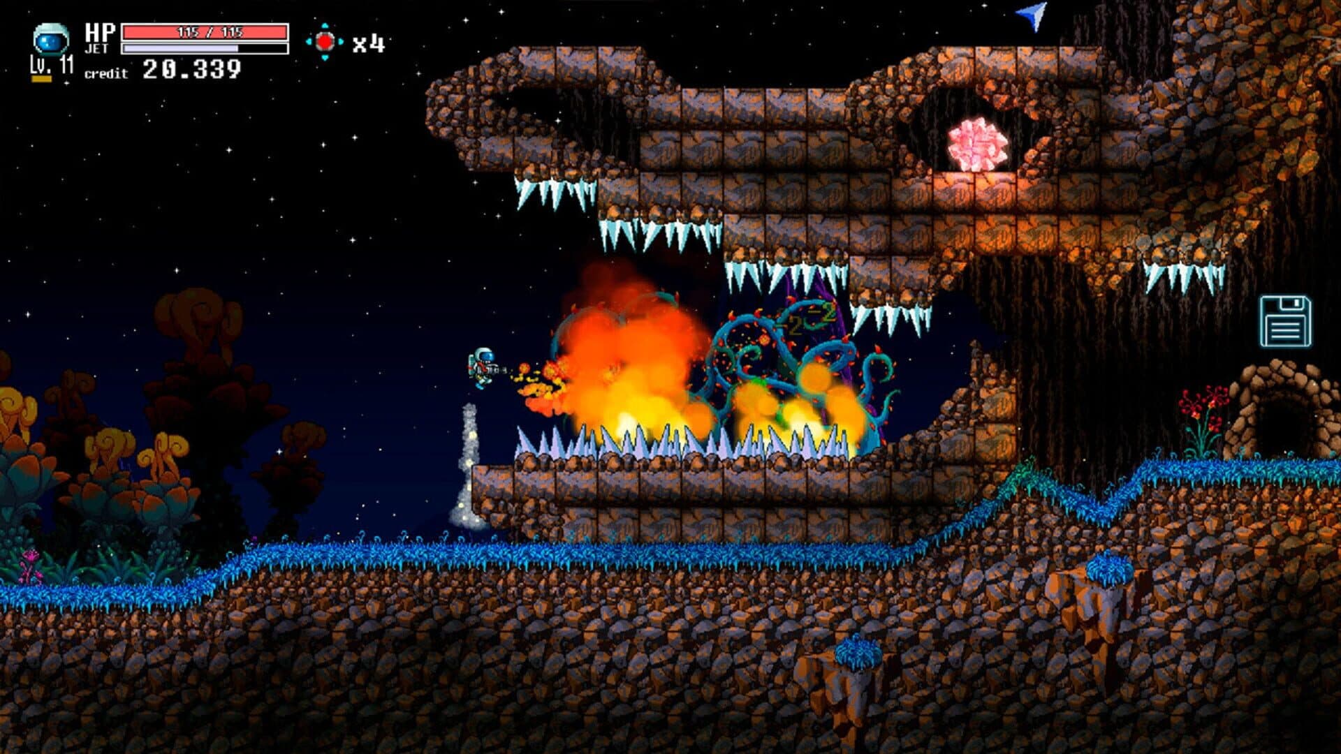 Willy Jetman: Astromonkey's Revenge screenshot 4