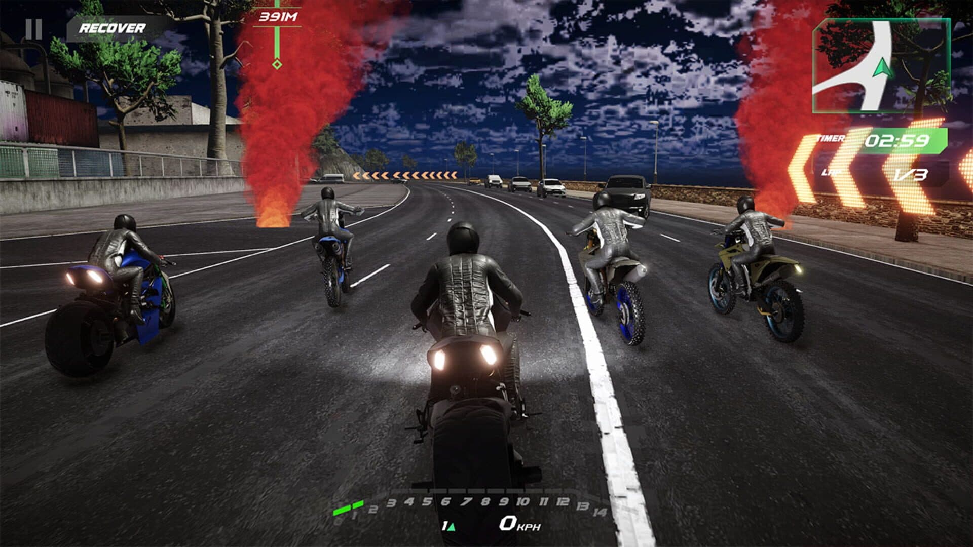 اسکرین‌شات The Bike: Moto Ride Simulator - 1