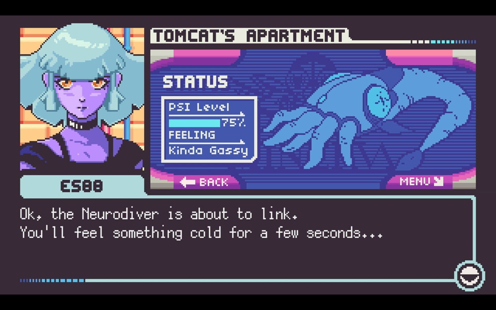 Read Only Memories: Neurodiver screenshot 2