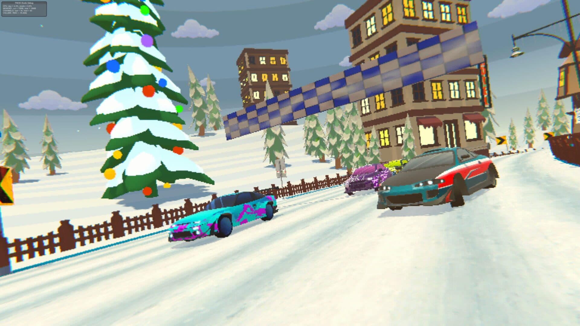 اسکرین‌شات Pixel Retro Drift: Arcade Car Racing - 2