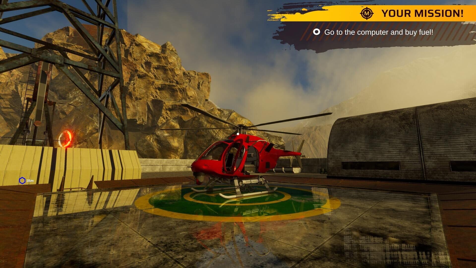 اسکرین‌شات Helicopter Flight Simulator - 1