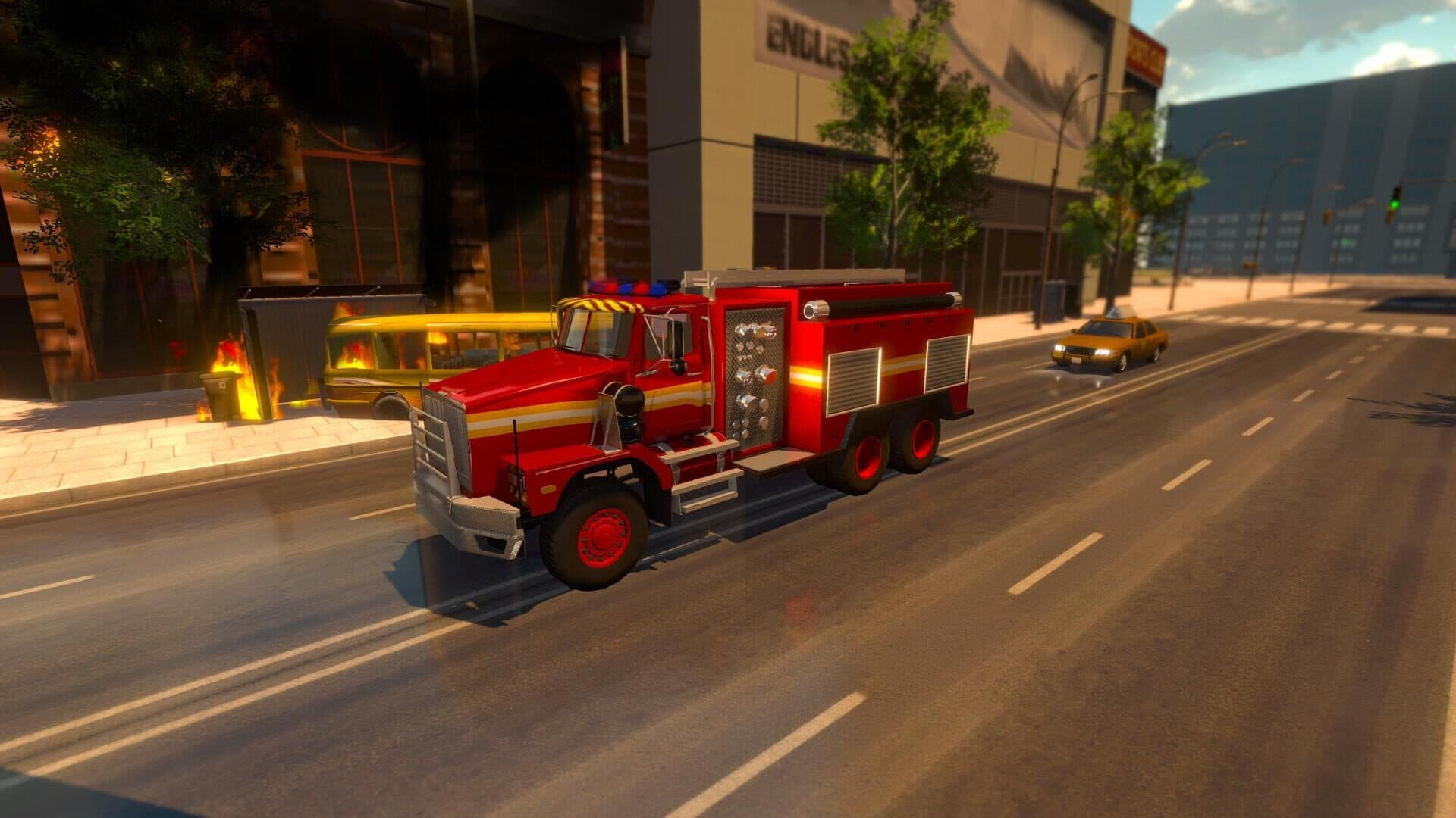اسکرین‌شات Firefighter Simulator 911: Car Fire Truck Driver - 10