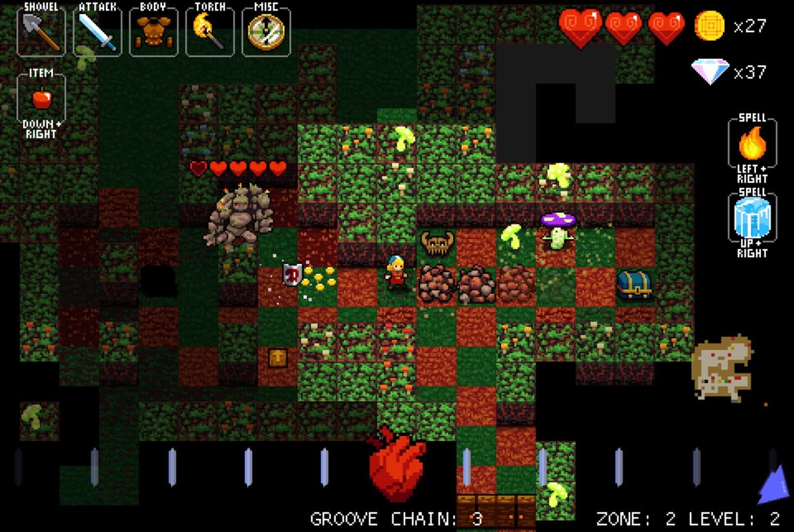 اسکرین‌شات Crypt of the NecroDancer - 3