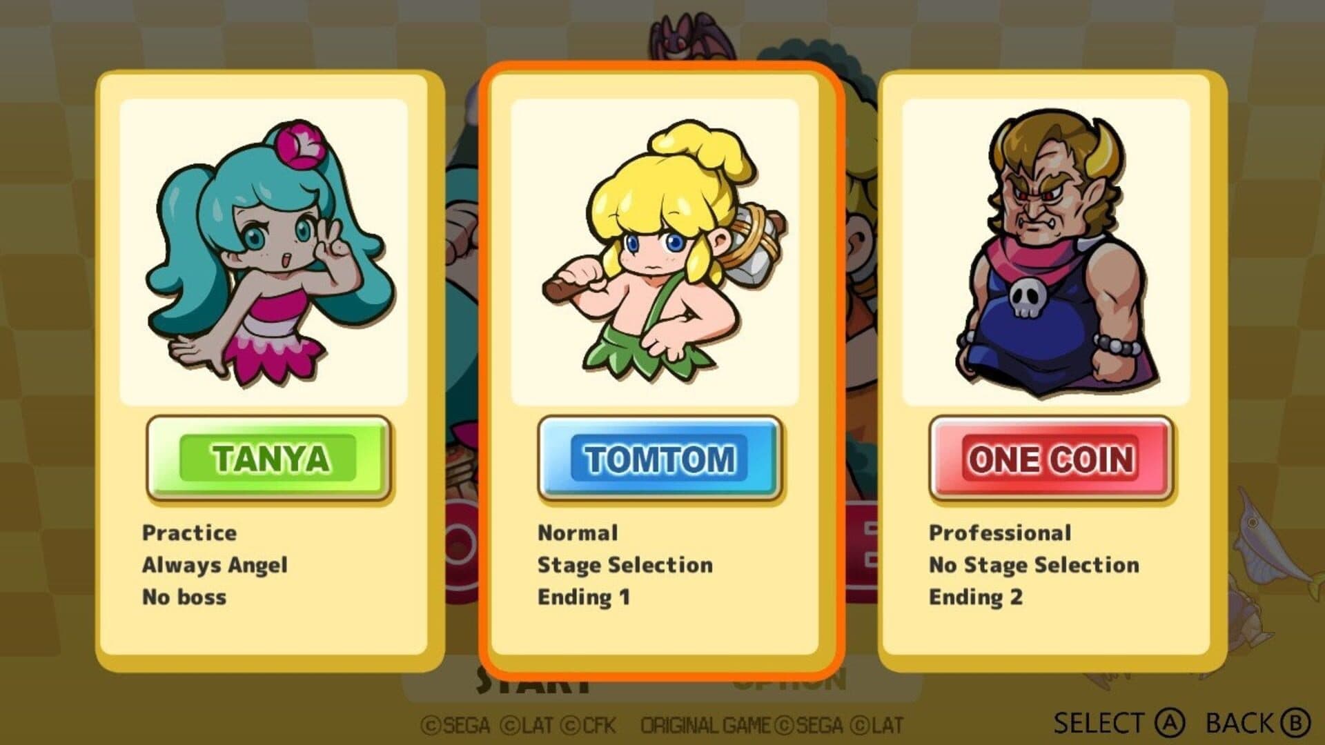 Wonder Boy Returns Remix screenshot 0