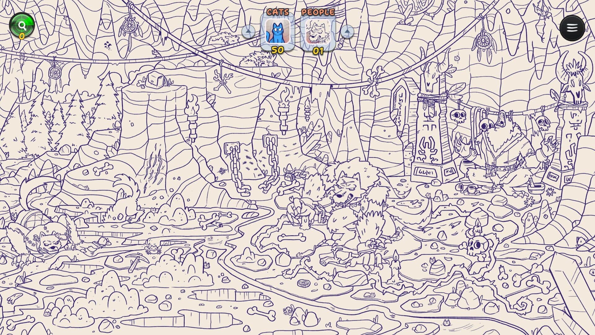 اسکرین‌شات Hidden Cats in Spooky Village - 7