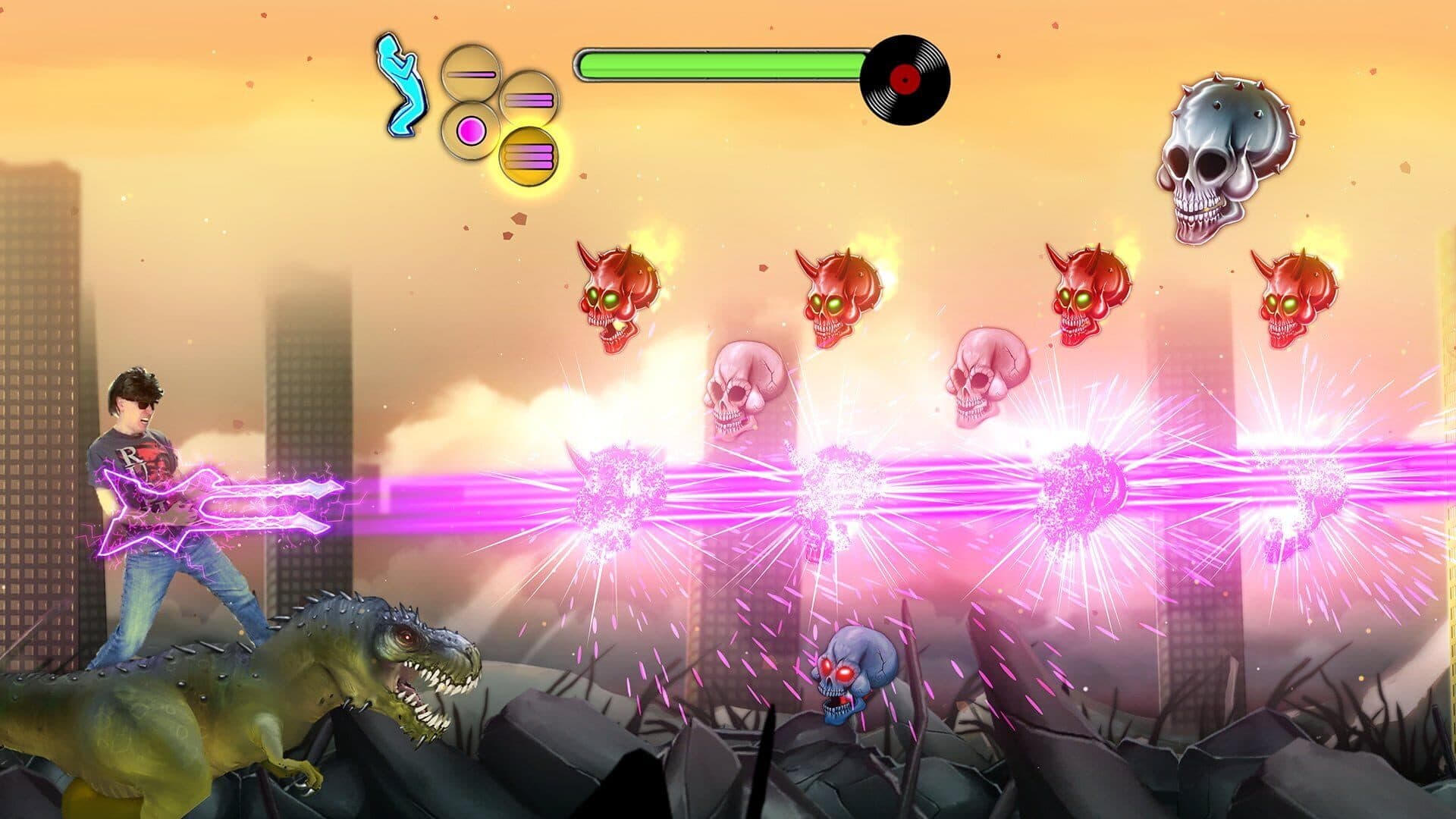 اسکرین‌شات Air Guitar Warrior for Kinect - 4